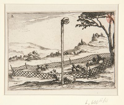 The Vigilant Eye - no. 2 from the series by Jacques Callot
