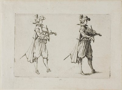 The Violin Player, from The Caprices by Jacques Callot