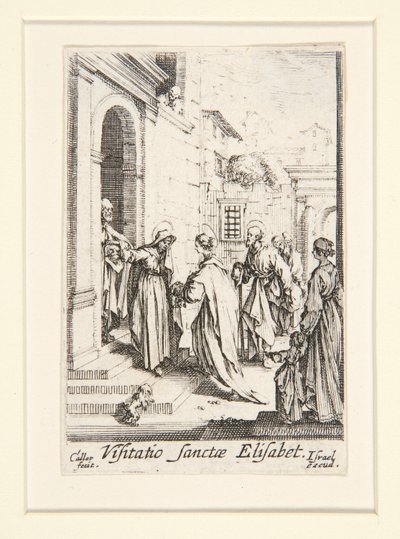 The Visitation, No. 6, from The Life of the Virgin by Jacques Callot