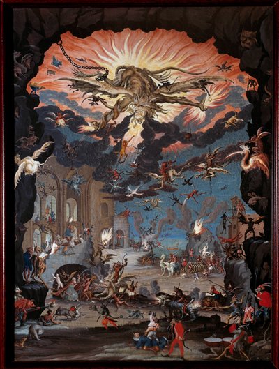 The temptation of Saint Anthony the Great. Painting by Jacques Callot by Jacques Callot