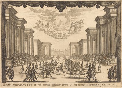 Third Intermezzo, 1617 by Jacques Callot