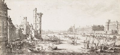View of the Louvre by Jacques Callot