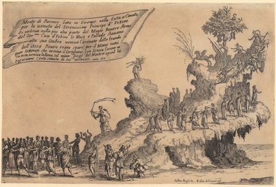 Carriage of Montparnass, Sheet 2 of the Series "War of Beauty" by Jacques Callot