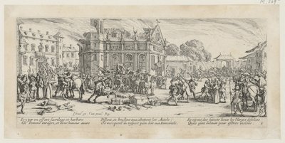 Destruction of a Monastery, Plate 6 from the Series 