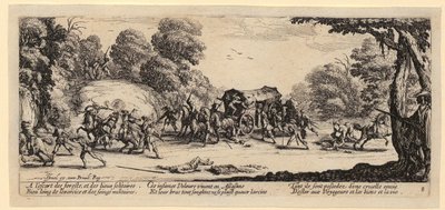 Attack on a Stagecoach, Plate 8 from the Series 