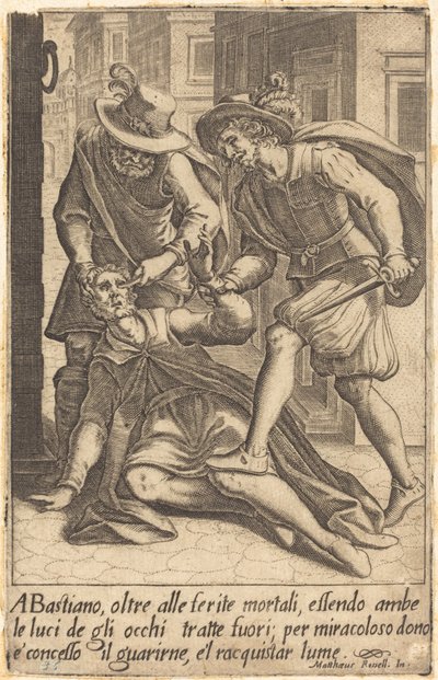 Bastiano by Jacques Callot after Matteo Rosselli