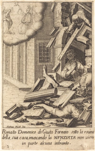 Domenico di Giusto by Jacques Callot after Matteo Rosselli