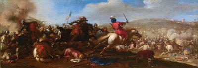 Battle scene between Turks and Christians by Jacques Courtois