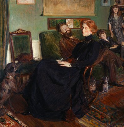 Daniel, Marianne, Francois and Leon Halevy by Jacques Emile Blanche