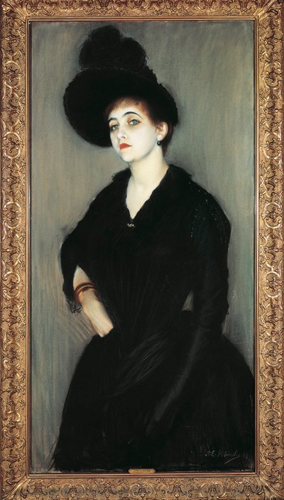 Portrait of Madame Adelaide Vasnier by Jacques Emile Blanche