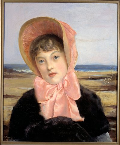 The Pink Hat by Jacques Emile Blanche