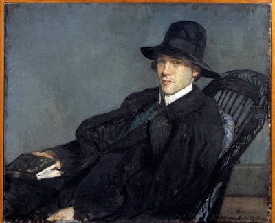 Portrait of Andre Gide by Jacques Emile Blanche