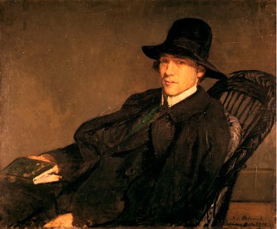 Portrait of Andre Gide by Jacques Emile Blanche