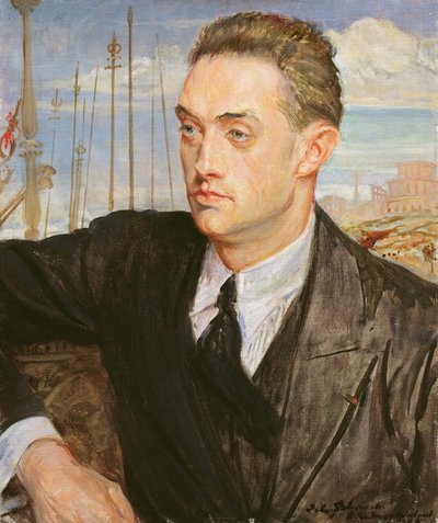 Portrait of Henry de Montherlant by Jacques Emile Blanche