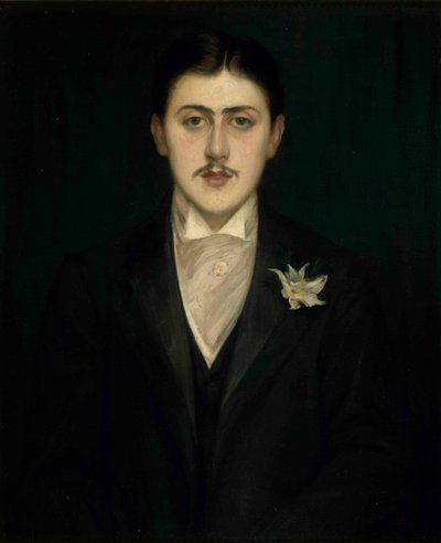 Portrait of Marcel Proust by Jacques Emile Blanche