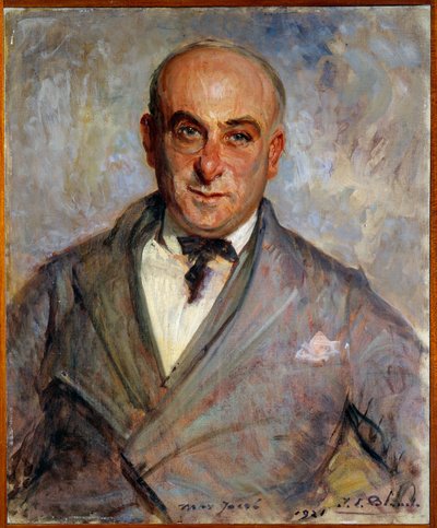 Portrait of Max Jacob by Jacques Emile Blanche