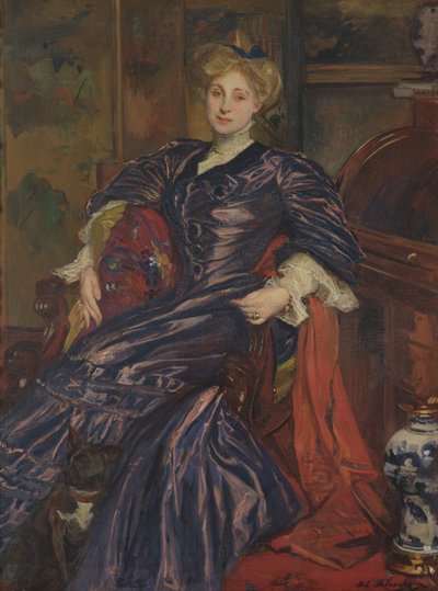 Portrait of Mrs Emily Montgomery-Lang, 1911 by Jacques Emile Blanche