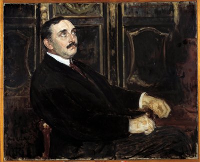 Portrait of Paul Claudel by Jacques Emile Blanche