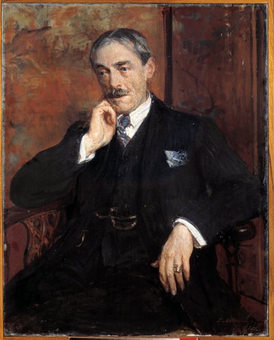 Portrait of Paul Valery by Jacques Emile Blanche