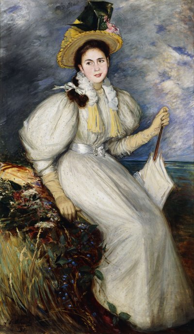 Portrait of a Young Woman by Jacques Emile Blanche