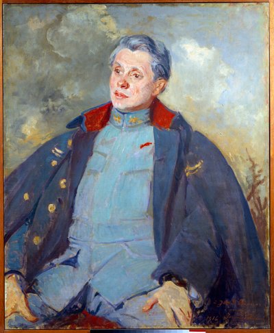 Portrait of the French Politician Joseph Paul Boncour as an Officer by Jacques Emile Blanche