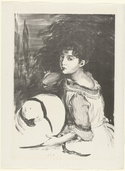 Portrait of Wanda Zielimska Known as Pouponne by Jacques Emile Blanche