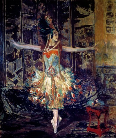 Russian dancer Tamara Karsavina in ballet 