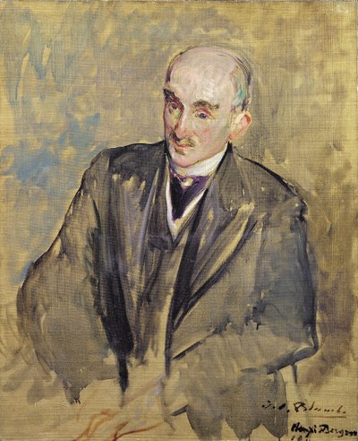 Study for a portrait of Henri Bergson, 1911 by Jacques Emile Blanche