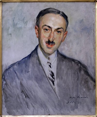 Study for the Portrait of Andre Maurois by Jacques Emile Blanche