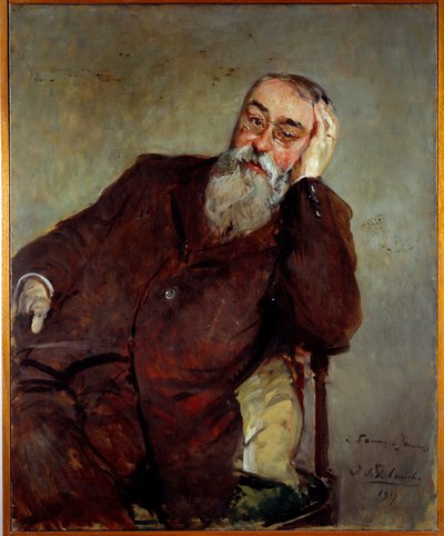 Study for the Portrait of Francis Jammes by Jacques Emile Blanche
