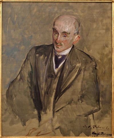 Study for the Portrait of Henri Bergson by Jacques Emile Blanche