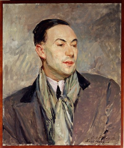 Study for the Portrait of Paul Morand by Jacques Emile Blanche