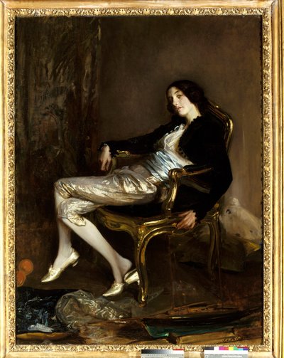 The cherubin of Mozart. Character of the opera The Marriage of Figaro by Wolfgang Amadeus Mozart. Painting by Jacques Emile Blanche by Jacques Emile Blanche