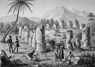Northern Mariana Islands: Ruins of Antique Pillars on the Island of Rota, from 