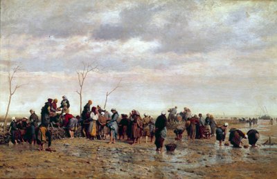 The Sea Gleaners by Jacques Eugene Feyen