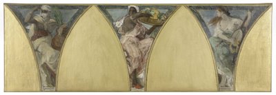 Sketch for Paris City Hall: Algeria. Guyana. Provence by Jacques Fernand Humbert