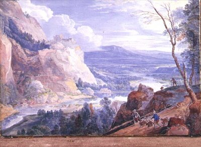 Hunter with a Pack of Dogs by Jacques Fouquieres