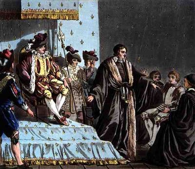 Chancellor Francois Olivier Confounds the Plots of the Ambassador of Ferdinand I by Jacques Francois Joseph (after) Swebach