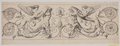 Decorative Frieze with Centaurs and Sphinxes by Jacques Francois Joseph Saly