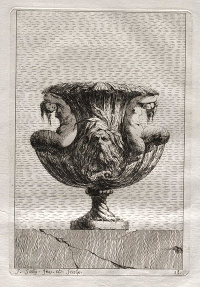 Suite of Vases: Plate 18 by Jacques Francois Joseph Saly