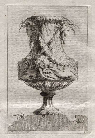 Suite of Vases: Plate 20 by Jacques Francois Joseph Saly