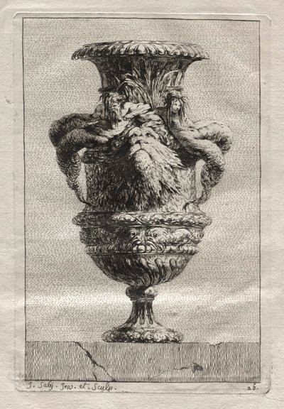 Suite of Vases: Plate 26 by Jacques Francois Joseph Saly