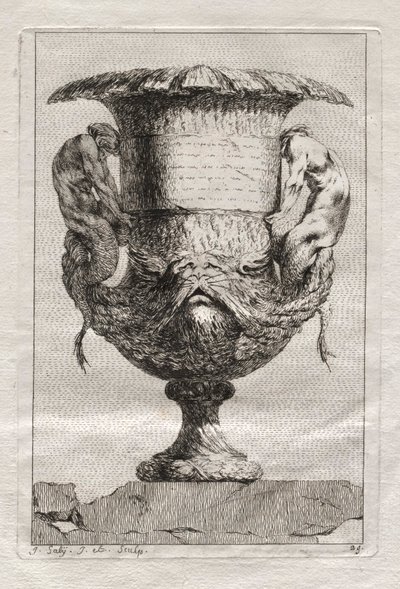 Suite of Vases: Plate 29 by Jacques Francois Joseph Saly
