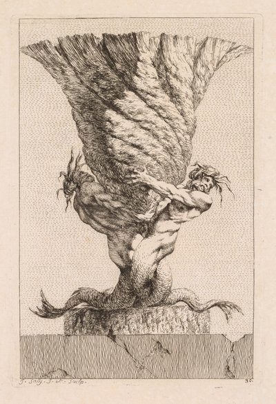Suite of Vases: Plate 30 by Jacques Francois Joseph Saly