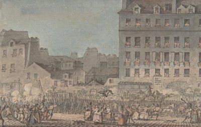 Louis XVI Entering Paris, October 6, 1789 by Jacques Francois Joseph Swebach