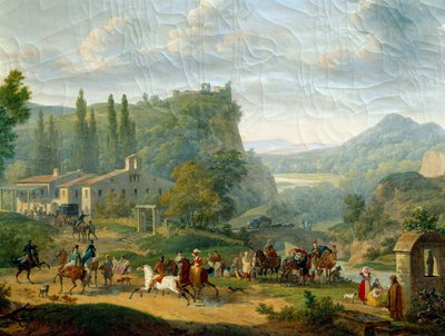 Passenger Stop by Jacques Francois Joseph Swebach