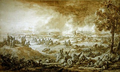 The Battle of Leipzig by Jacques Francois Joseph Swebach