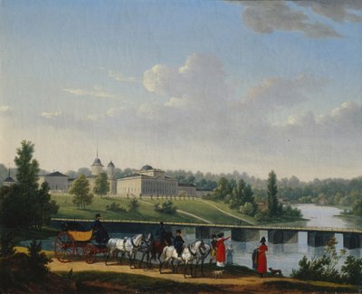 The Walk. The Golitsyns Estate Pekhra-Yakovlevskoye, 1820 by Jacques Francois Joseph Swebach