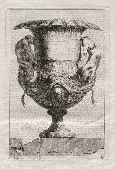 Suite of Vases: Plate 29 by Jacques François Saly