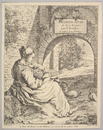 Frontispiece by Jacques Gabriel Huquier